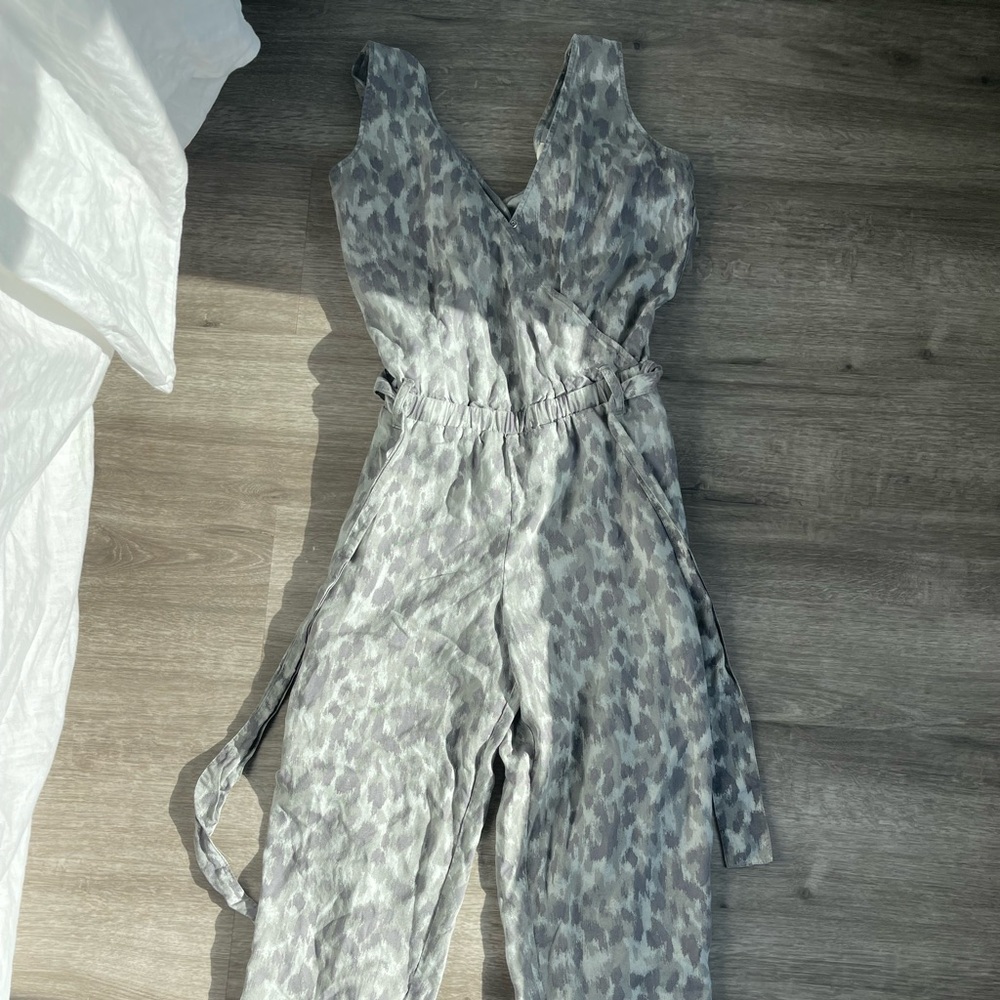 Gray cloth & stone jumpsuit